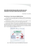 Phát triển thư viện số Đại học Quốc gia Hà Nội (2020-2025) chuyển đổi từ thư viện số thành trung tâm tri thức số