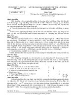 KỲ THI CHỌN HỌC SINH GIỎI CẤP TỈNH LỚP 9 THCS  Môn: Vật lí 9