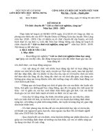 KH giờ ra chơi trải nghiệm, sáng tạo 