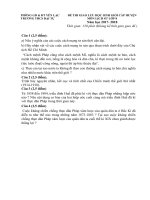 ĐỀ THI GIAO LƯU HỌC SINH GIỎI CẤP HUYỆN MÔN LỊCH SỬ LỚP 8Năm học 2017- 2018Thời gian: 120 phút (Không kể thời gian giao đề )