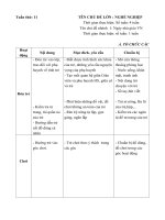 Giáo án tuần 11: Ngày nhà giáo việt nam