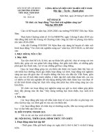 KẾ HOẠCH VUI CHƠI TRẢI NGHIỆM SÁNG tạo 