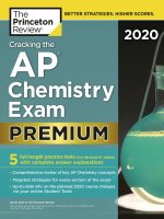 Preview Cracking the AP Chemistry Exam 2020, Premium Edition by Princeton Review (Firm) (2019)