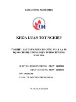 Tìm hiểu bài toán phân bố công suất và áp dụng cho hệ thống điện tp hồ chí minh năm 2016   đồ án tốt nghiệp khoa công nghệ điện  