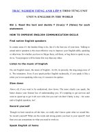 Tải Trắc nghiệm Reading tiếng Anh lớp 9 Unit 9 English In The World - Bài tập Tiếng Anh 9 mới theo từng Unit có đáp án