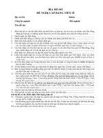 Bìa hồ sơ đề nghị cấp bằng