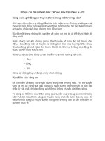 Sóng cơ truyền được trong môi trường nào?