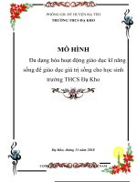 Sang kien kinh nghiem giao duc ky nang song 