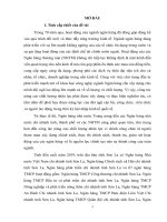 Luận văn Nâng cao chất lượng nhân lực ngành Ngân hàng trên địa bàn tỉnh Sơn La