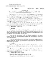 1 KE HOACH THUC HIEN CTRLĐV   THCS năm học 20 19 2020 