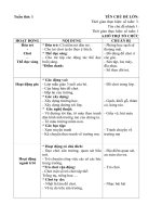 GA phụ tuần 1 Trường mầm non