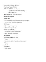 GIÁO ÁN ÂM NHẠC