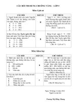 4  cau hoi rung chuong vang khoa hoc va lich su lop 5 