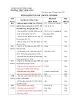 Kế hoạch tuần 1 (07-12.9.2020)