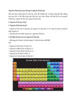 Lý thuyết và bài tập về nguyên tố hóa học lớp 8