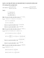 Tìm giá trị lớn nhất nhỏ nhất của hàm số lượng giác