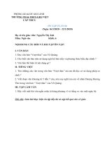 Ôn tập Ngữ văn 6: Tuần 6