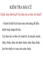 Bài giảng Tin học 6