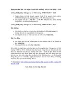 Tải Học phí Đại học Tài nguyên và Môi trường TP HCM - Học phí ĐH Tài nguyên và Môi trường 2020