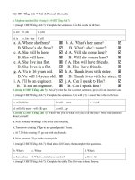 Tải Giải sách bài tập tiếng Anh lớp 7 Unit 2: Personal information - Giải SBT tiếng Anh lớp 7