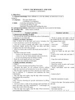 Tải Giáo án Tiếng Anh lớp 10 Unit 5: Technology and you - Lesson 3 - Giáo án điện tử môn Tiếng Anh lớp 10