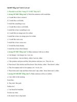 Tải Giải sách bài tập tiếng Anh lớp 7 Unit 12: Let's eat! - Giải SBT tiếng Anh lớp 7