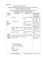 Chủ đề nhánh tuần 5- Tết trung thu