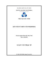 Kết nối từ điển với wikipedia  