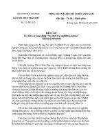 báo cáo giờ ra chơi trãi nghiệm sáng tạo 