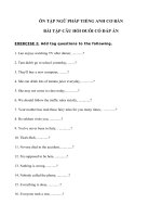 Bài tập câu hỏi đuôi Tiếng Anh lớp 9 hay nhất