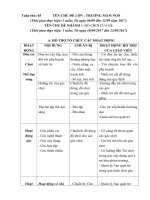 CHỦ ĐỀ: TRƯỜNG MẦM NON - NHÁNH 3: ĐỒ CHƠI CỦA BÉ - GIÁO ÁN PHỤ