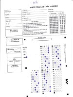 Đề và hướng dẫn chấm - Kỳ thi thử Tốt nghiệp THPT năm 2020