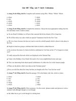 Tải Giải sách bài tập tiếng Anh lớp 9 Unit 8: Celebrations - Giải SBT tiếng Anh lớp 9