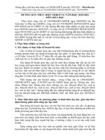 HƯỚNG DẪN THỰC HIỆN NHIỆM VỤ NĂM HỌC 2020-2021 MÔN HÓA HỌC