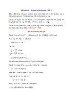 Bộ 5 đề kiểm tra 1 tiết hóa 8 chương 4 có đáp án chi tiết