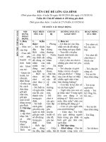 Giáo án chủ đề: Đồ dùng gia đình