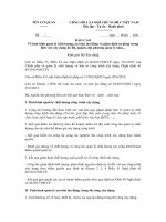 Mẫu báo cáo tình hình quản lý chất lượng, an toàn lao động, giám định tư pháp lĩnh vực xây dựng