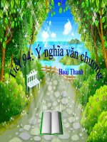 Ý nghĩa văn chương