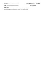 Tải Bộ đề thi học kì 2 lớp 5 môn tiếng Anh có đáp án - Đề thi học kì 2 lớp 5 môn tiếng Anh