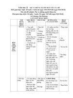 Giáo án chủ đề mẹ và những người thân yêu của bé