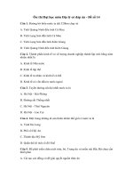 Tải Ôn thi Đại học môn Địa lý có đáp án - Đề số 14 - Để học tốt môn Địa lý lớp 12