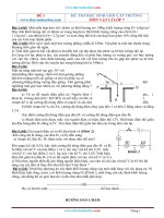 Bộ Đề Thi HSG Lý 7 Cấp Trường Có Đáp Án Rất Hay mới nhất năm 2021