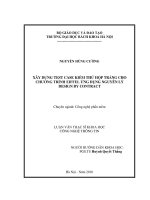 Xây dựng test case kiểm thử hộp trắng cho chương trình eiffel ứng dụng nguyên lý design by contract