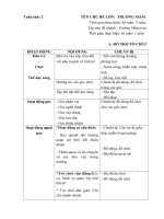 Kế hoạch phối hợp tuần 2