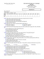 đề thi chuyên đề lần 1 năm học 20202021 môn lịch sử lớp 11  thpt vĩnh yên