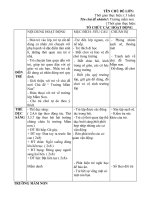 chủ đề: Trường mầm non. Chủ đề nhánh: trường mầm non của bé