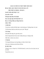 Phat trien the chat 4 tuoi Chu de THUC VAT