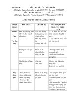 kế hoạch phối hợp tuần 6