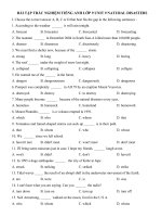 Tải Bài tập Tiếng Anh lớp 9 Unit 9 Natural Disasters Số 2 - Bài tập tiếng Anh lớp 9 trắc nghiệm Unit 9