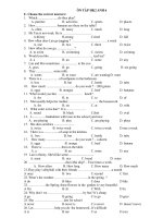 Tiếng Anh 6 - Ôn tập kiểm tra HK II